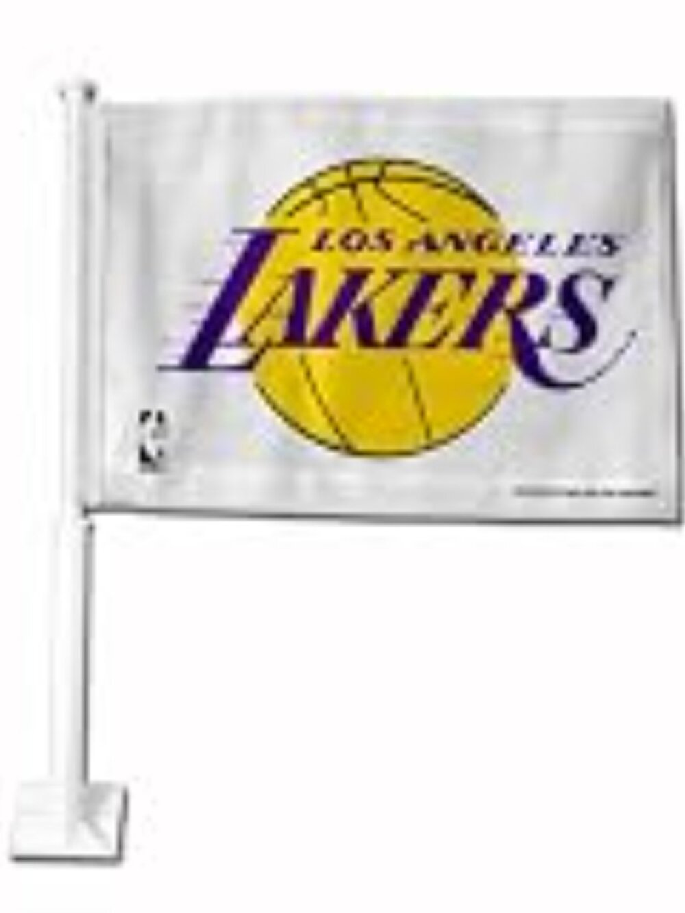 NEW Los Angeles Lakers NBA 11X14 Window Mount 2-Sided Car Flag